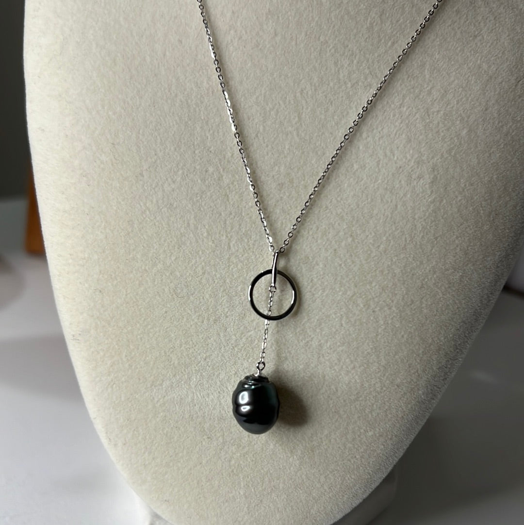 Black Tahitian Pearl Pendant