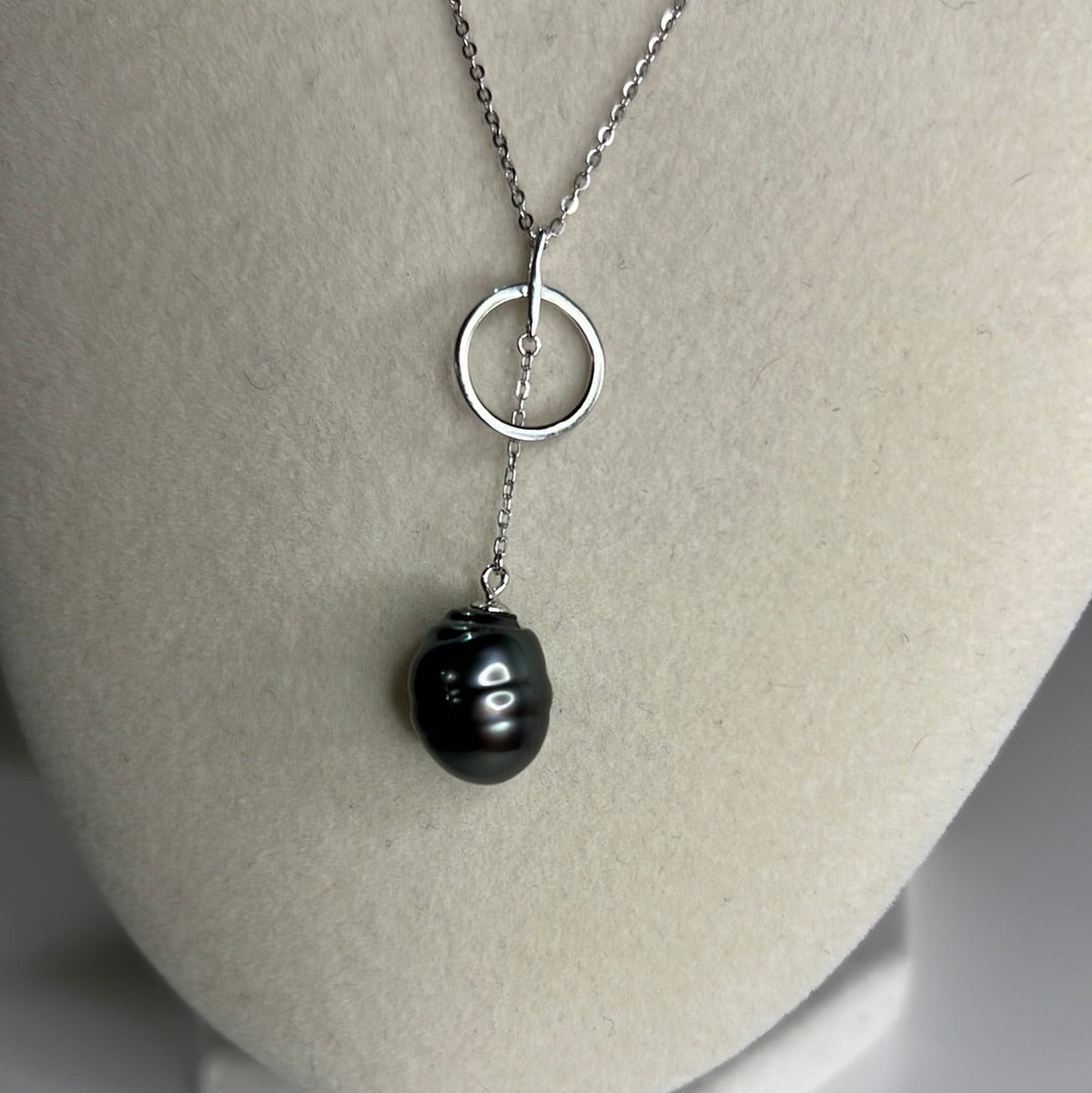 Black Tahitian Pearl Pendant