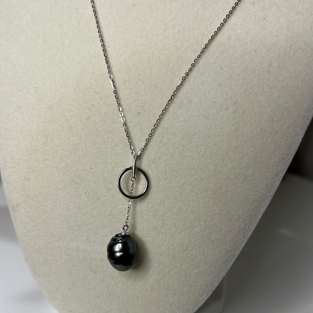 Black Tahitian Pearl Pendant