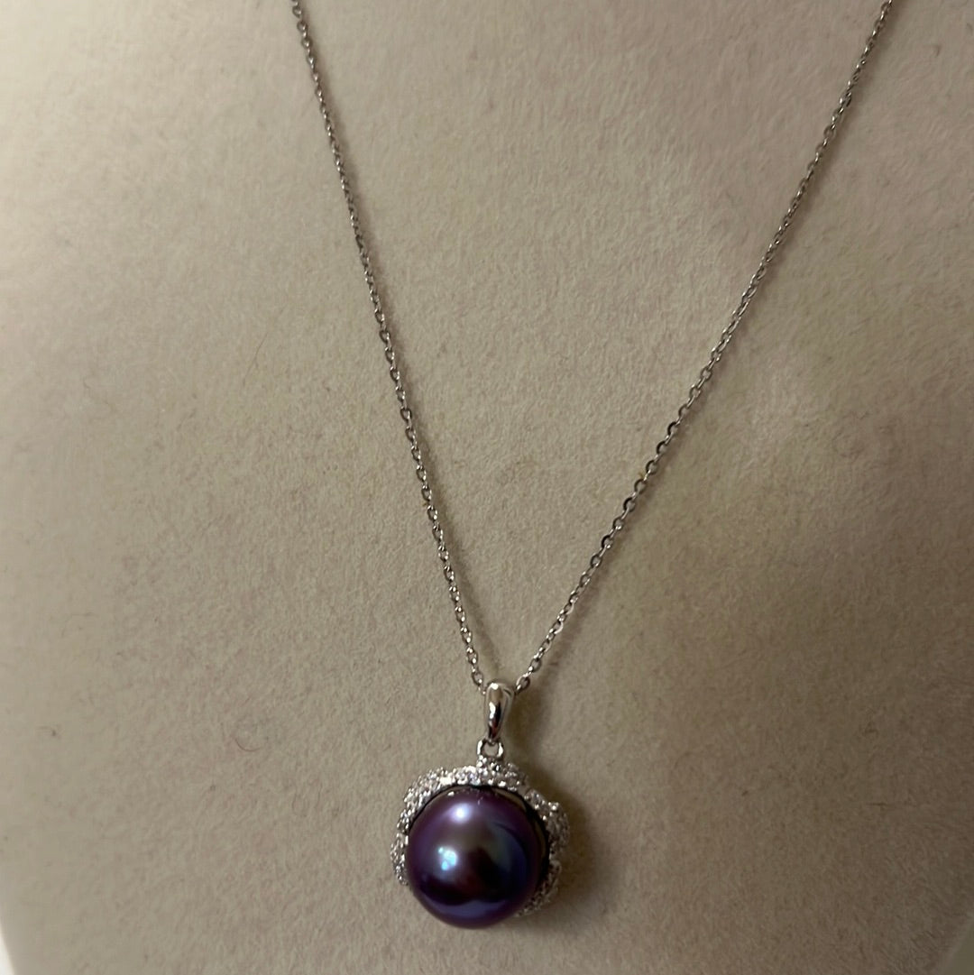 Deep Purple Edison Pendant