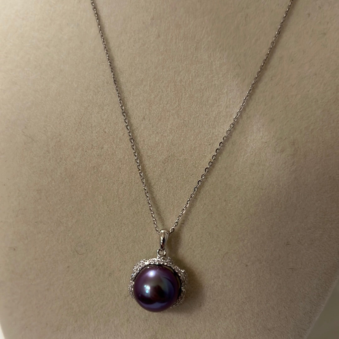 Deep Purple Edison Pendant