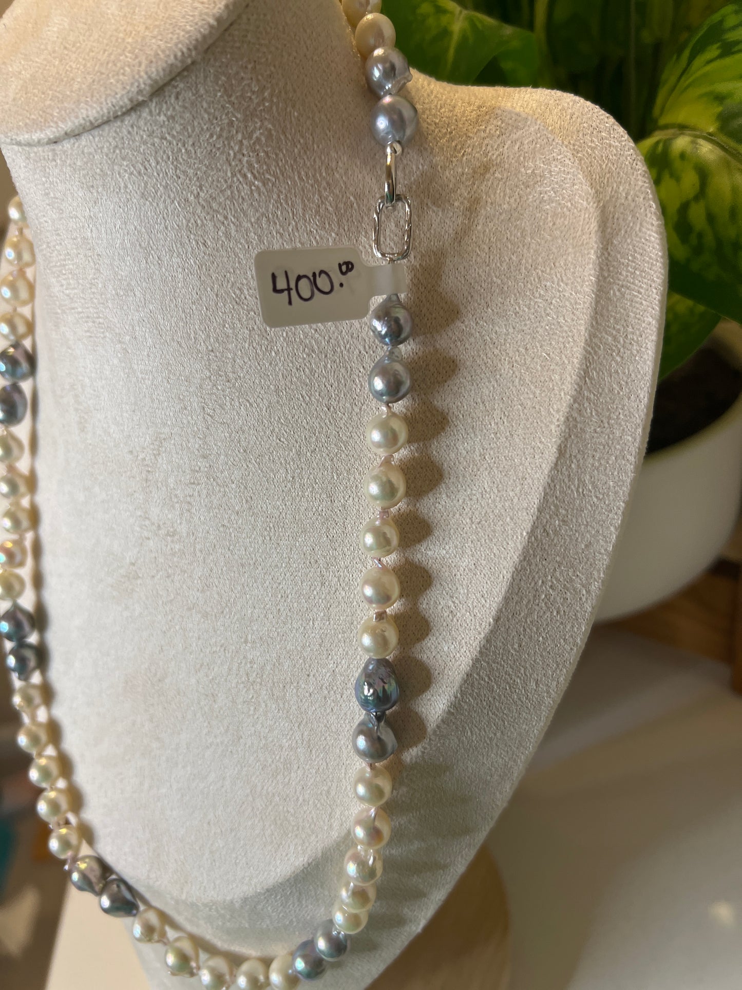 Saltwater Akoya and Madama mixed necklace