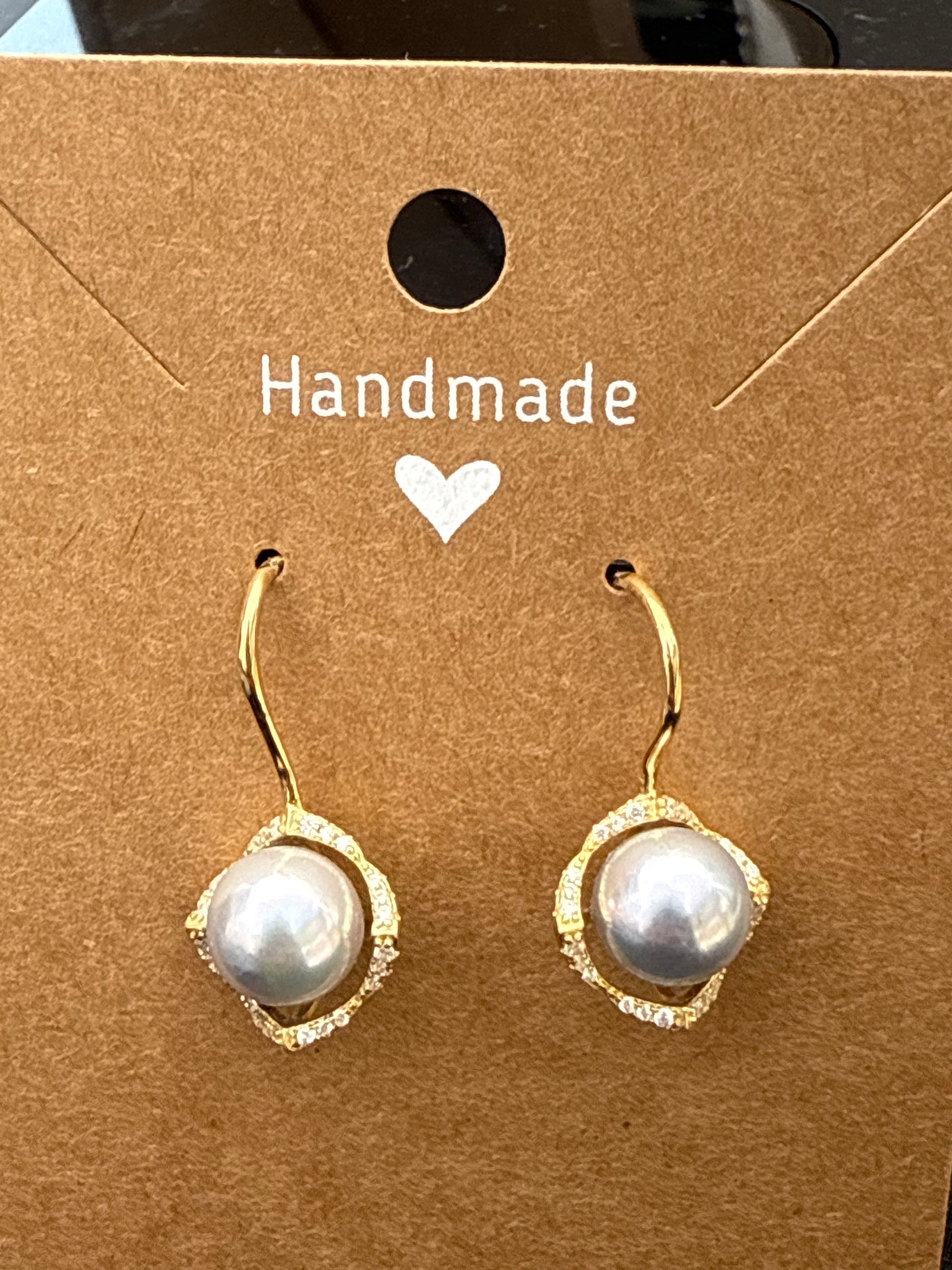 Blue silver Madama earrings
