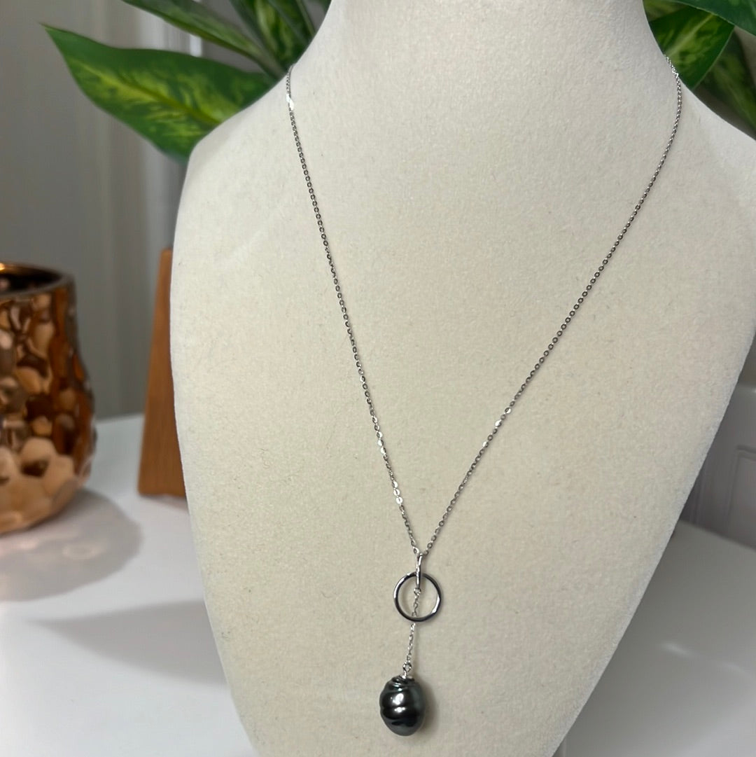 Black Tahitian Pearl Pendant