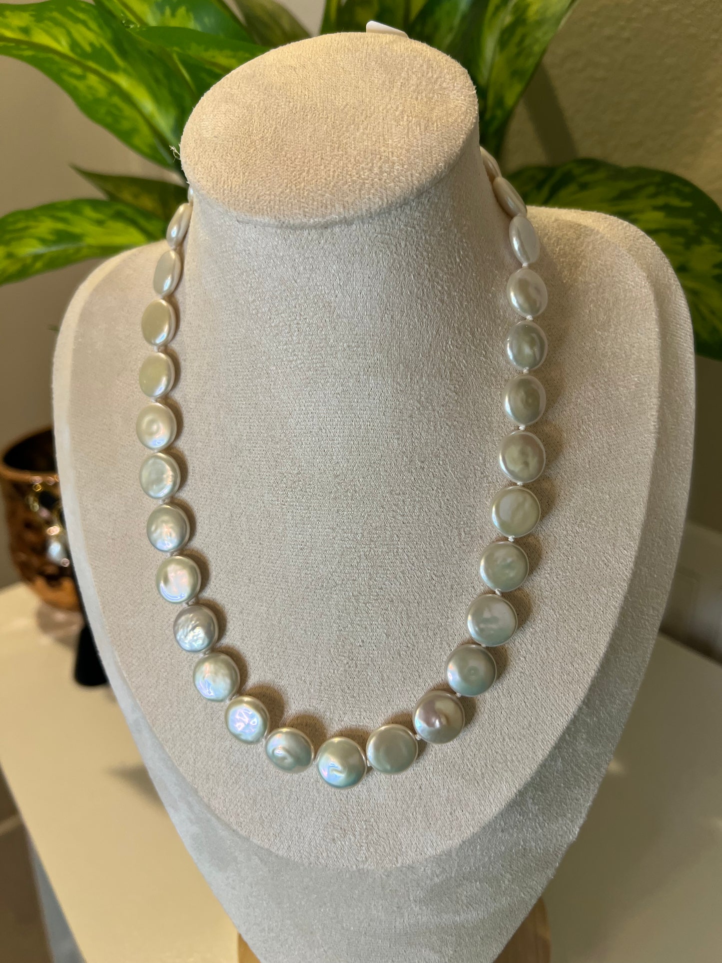 Button necklace