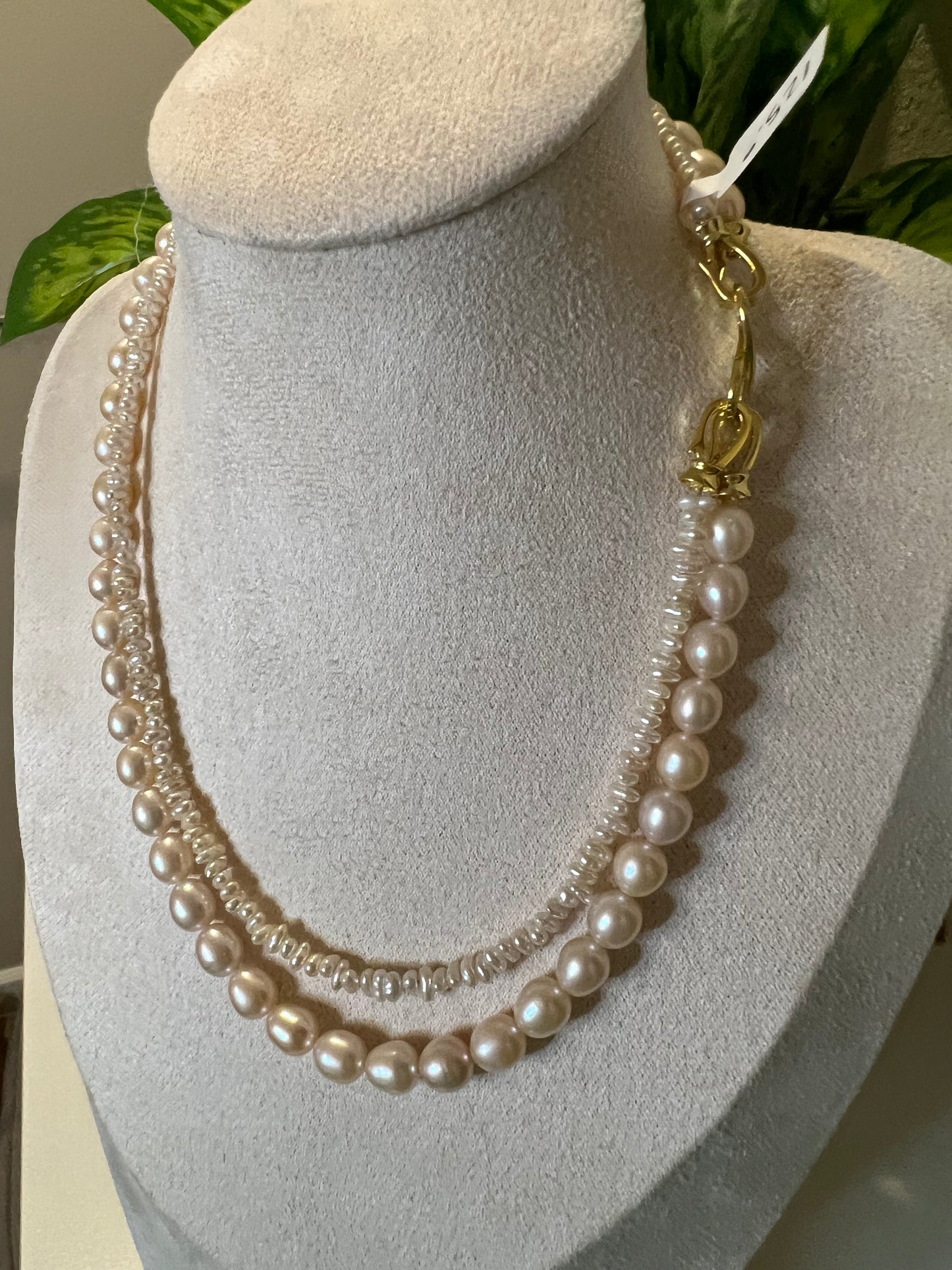 Double strand necklace