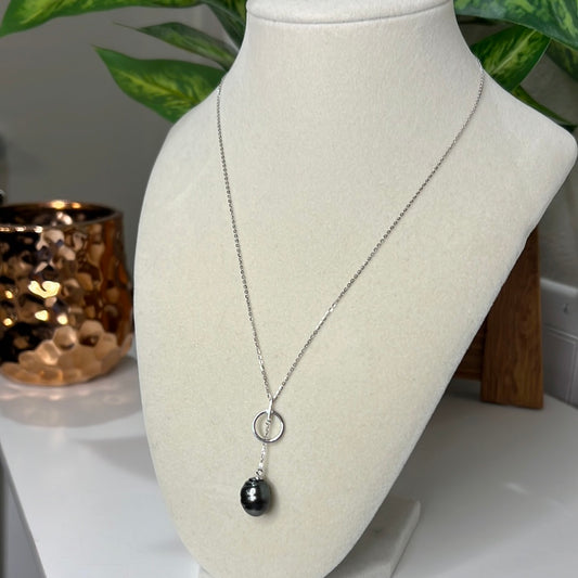 Black Tahitian Pearl Pendant